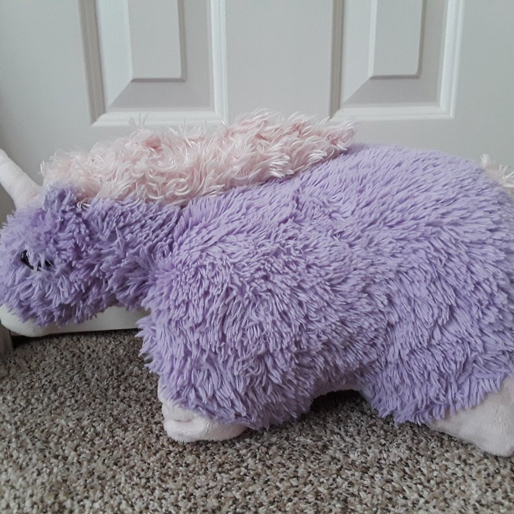 PILLOW PET! Adorable Purple Unicorn